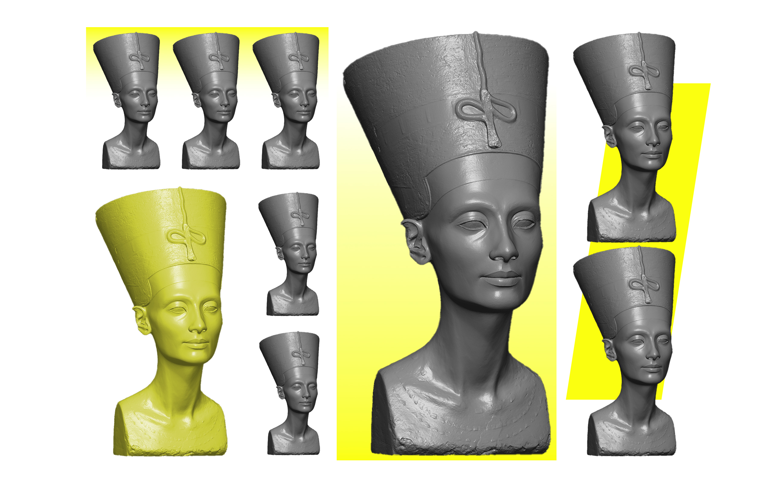 3D Bust of Nefertiti